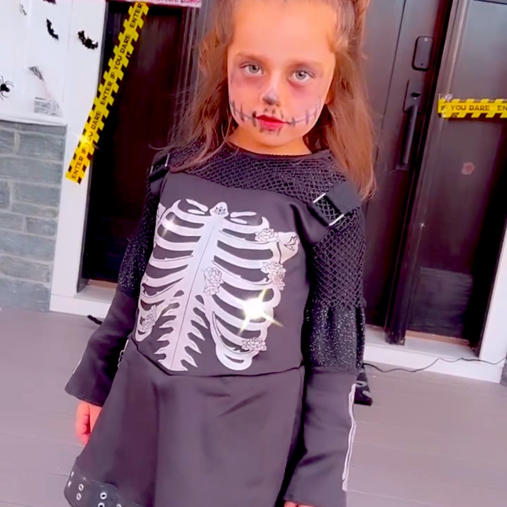 Gothic skeleton costume